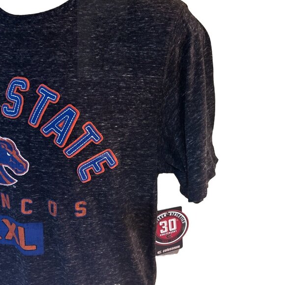 NEW Boise State University BSU Broncos Colosseum Gray SS Tee T Shirt Men's L - Picture 3 of 6